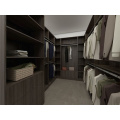 Wood modern bedroom wardrobes walk-in closet